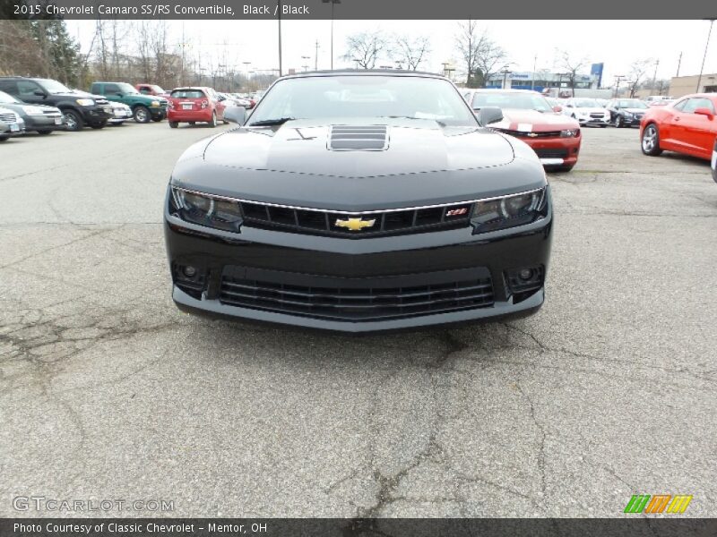 Black / Black 2015 Chevrolet Camaro SS/RS Convertible