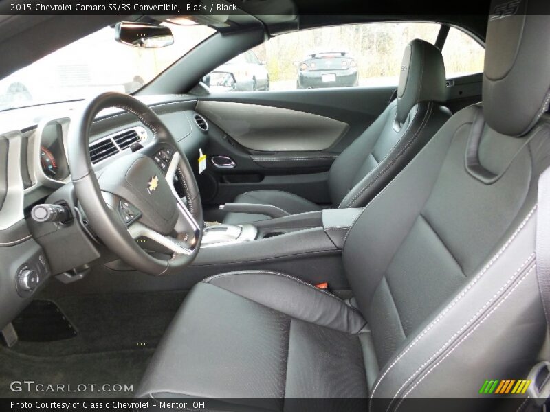 Black / Black 2015 Chevrolet Camaro SS/RS Convertible