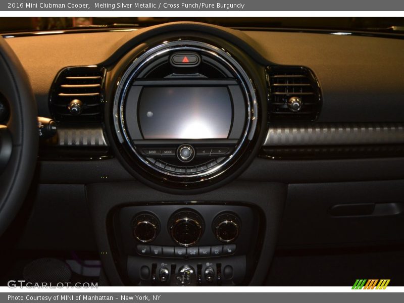 Melting Silver Metallic / Cross Punch/Pure Burgundy 2016 Mini Clubman Cooper