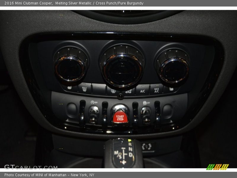 Melting Silver Metallic / Cross Punch/Pure Burgundy 2016 Mini Clubman Cooper