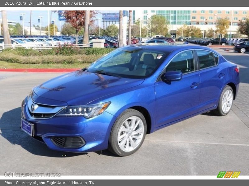 Catalina Blue Pearl / Graystone 2016 Acura ILX