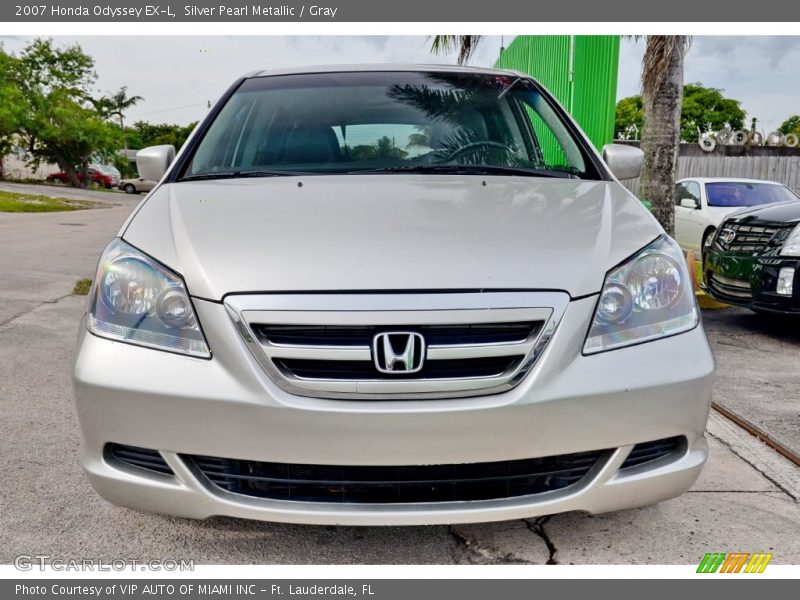 Silver Pearl Metallic / Gray 2007 Honda Odyssey EX-L