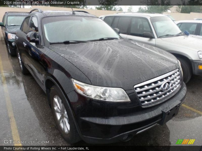 Black Obsidian / Graphite 2006 Infiniti FX 35 AWD