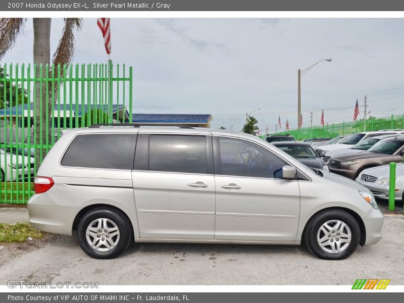 Silver Pearl Metallic / Gray 2007 Honda Odyssey EX-L