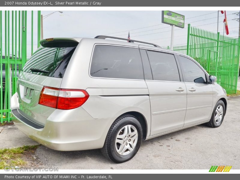 Silver Pearl Metallic / Gray 2007 Honda Odyssey EX-L
