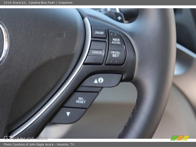 Catalina Blue Pearl / Graystone 2016 Acura ILX