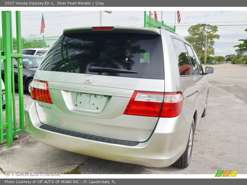 Silver Pearl Metallic / Gray 2007 Honda Odyssey EX-L