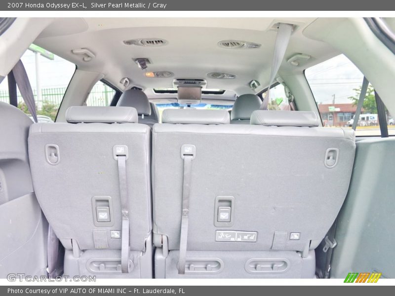 Silver Pearl Metallic / Gray 2007 Honda Odyssey EX-L