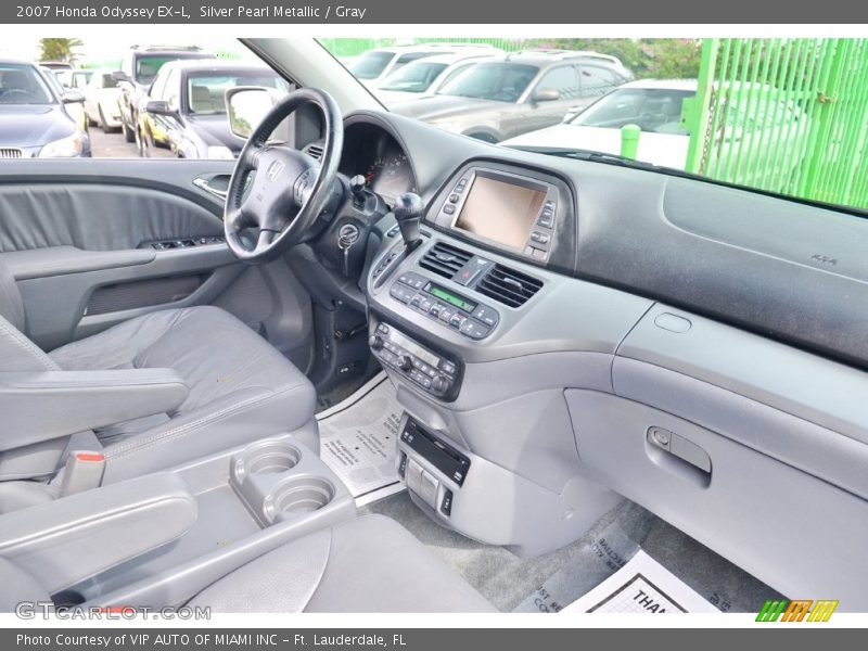 Silver Pearl Metallic / Gray 2007 Honda Odyssey EX-L