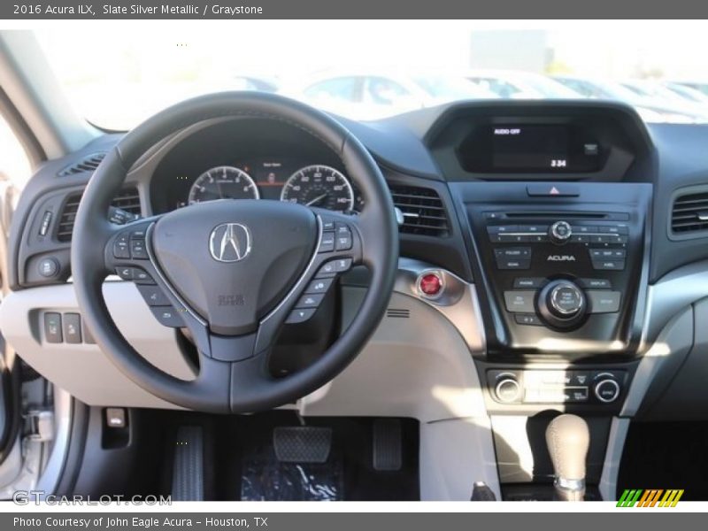 Slate Silver Metallic / Graystone 2016 Acura ILX
