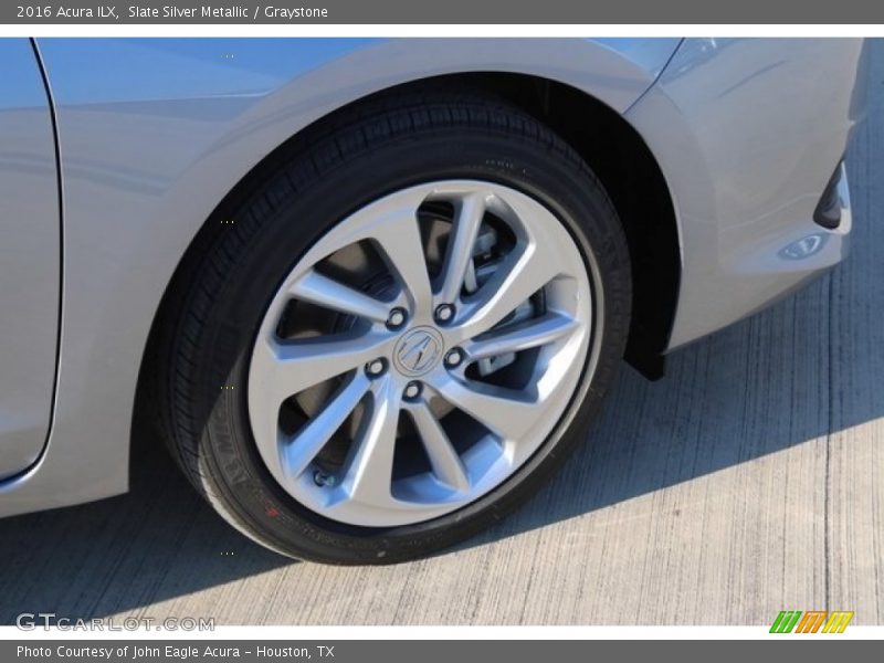 Slate Silver Metallic / Graystone 2016 Acura ILX