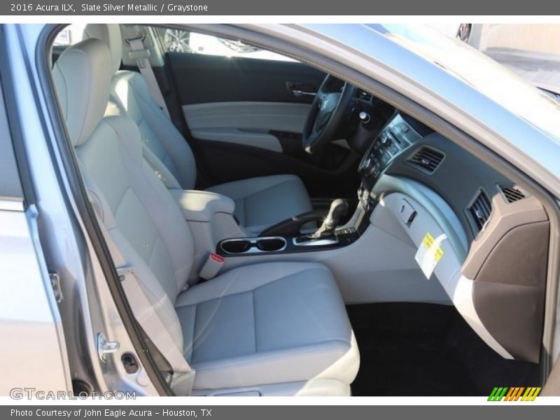 Slate Silver Metallic / Graystone 2016 Acura ILX