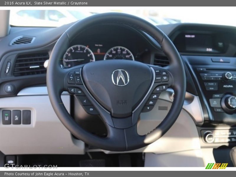 Slate Silver Metallic / Graystone 2016 Acura ILX