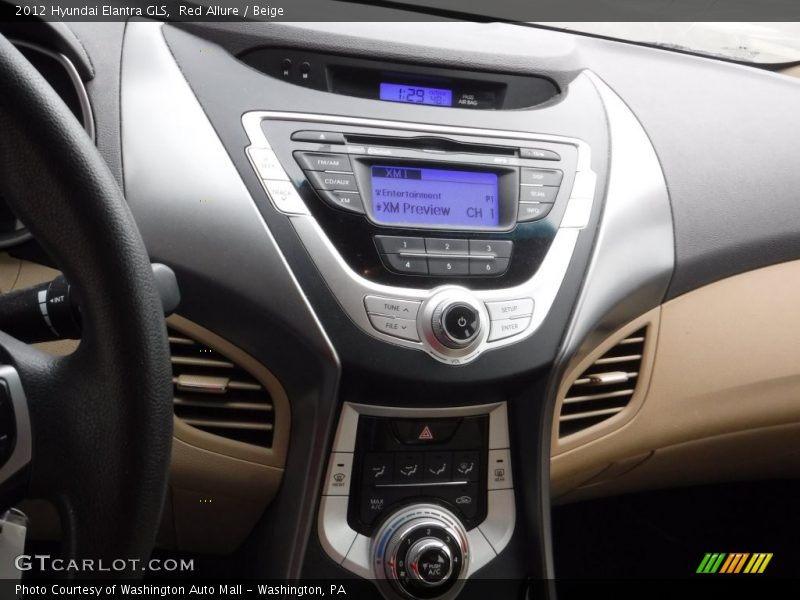 Red Allure / Beige 2012 Hyundai Elantra GLS
