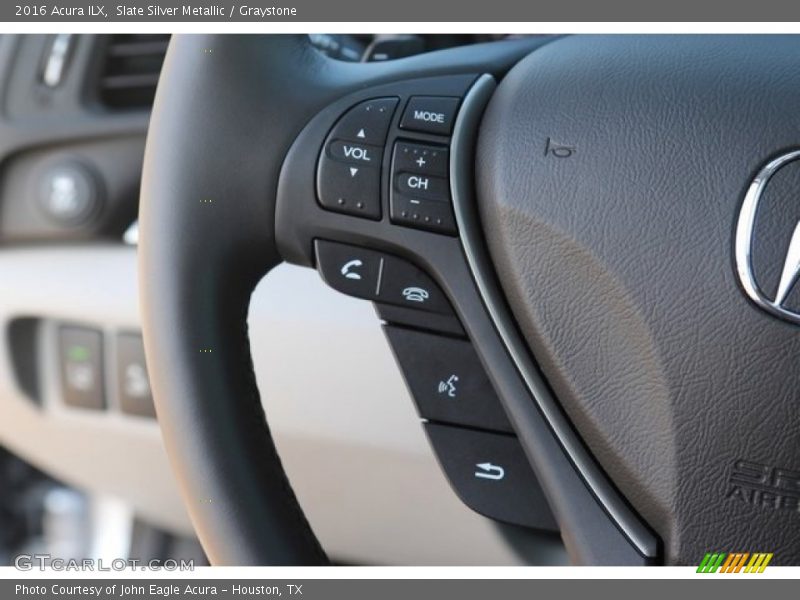 Slate Silver Metallic / Graystone 2016 Acura ILX