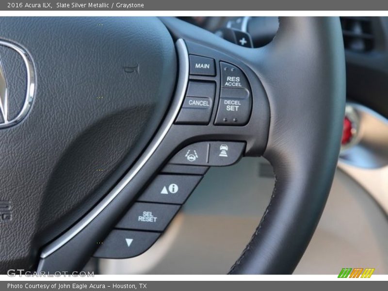 Slate Silver Metallic / Graystone 2016 Acura ILX