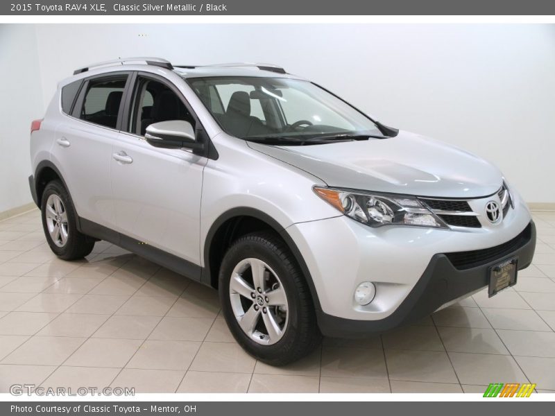Classic Silver Metallic / Black 2015 Toyota RAV4 XLE