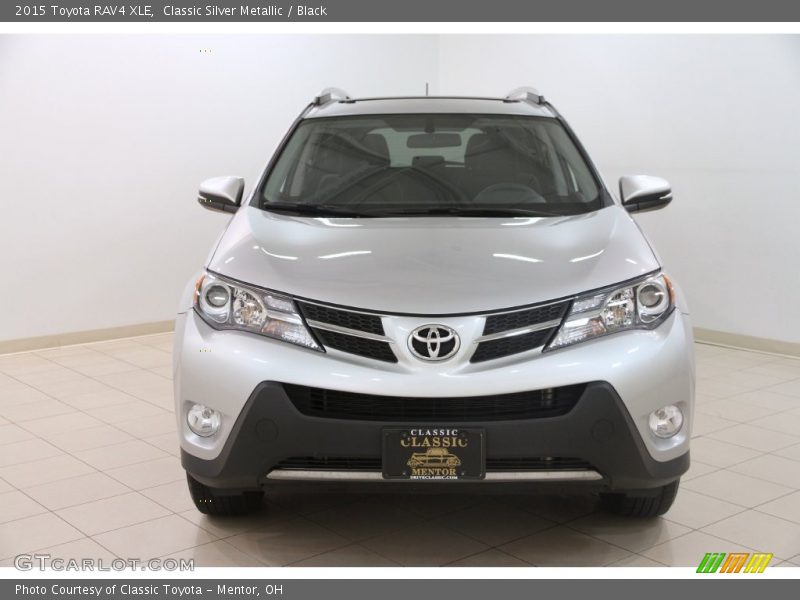 Classic Silver Metallic / Black 2015 Toyota RAV4 XLE