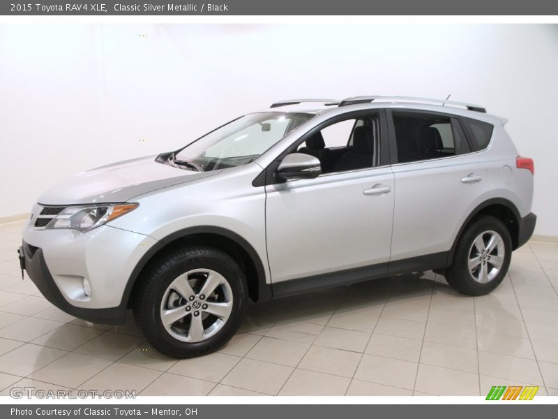 Classic Silver Metallic / Black 2015 Toyota RAV4 XLE