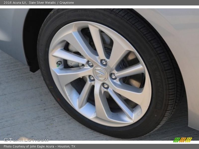 Slate Silver Metallic / Graystone 2016 Acura ILX