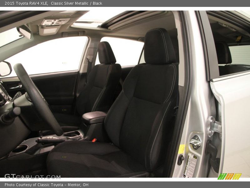 Classic Silver Metallic / Black 2015 Toyota RAV4 XLE