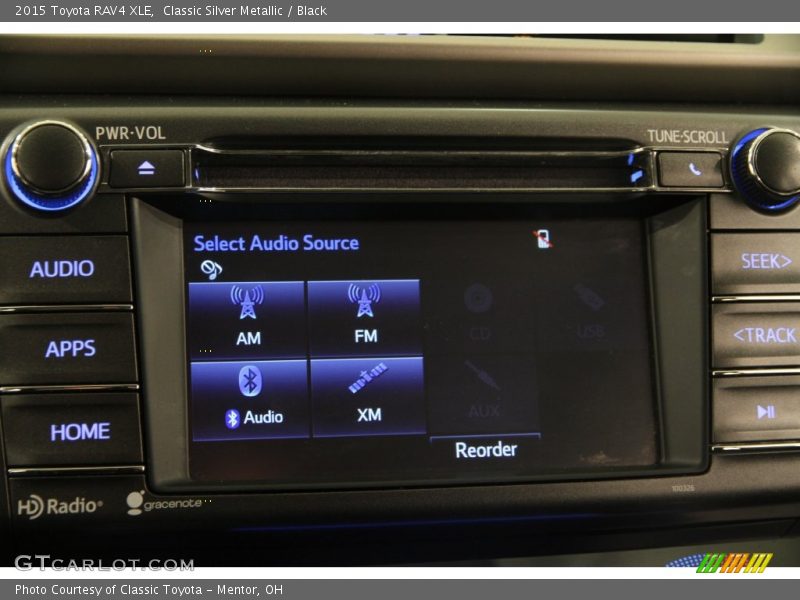 Classic Silver Metallic / Black 2015 Toyota RAV4 XLE