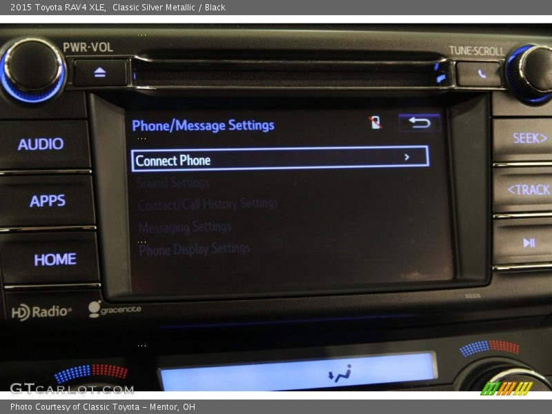 Classic Silver Metallic / Black 2015 Toyota RAV4 XLE