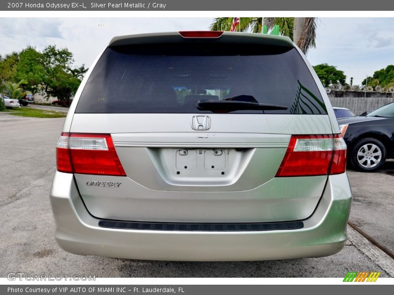Silver Pearl Metallic / Gray 2007 Honda Odyssey EX-L