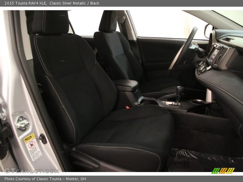 Classic Silver Metallic / Black 2015 Toyota RAV4 XLE