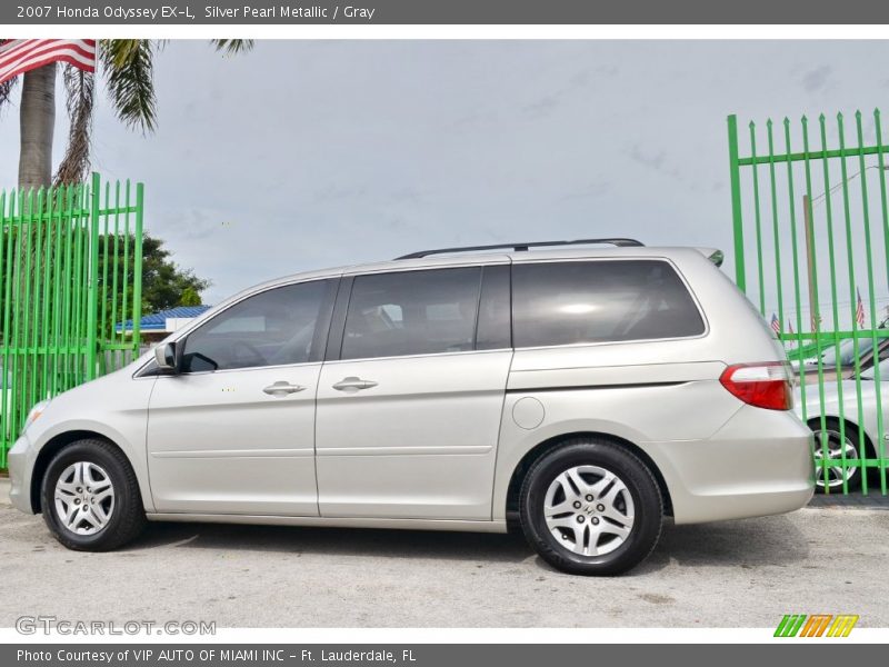 Silver Pearl Metallic / Gray 2007 Honda Odyssey EX-L