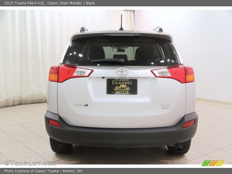 Classic Silver Metallic / Black 2015 Toyota RAV4 XLE