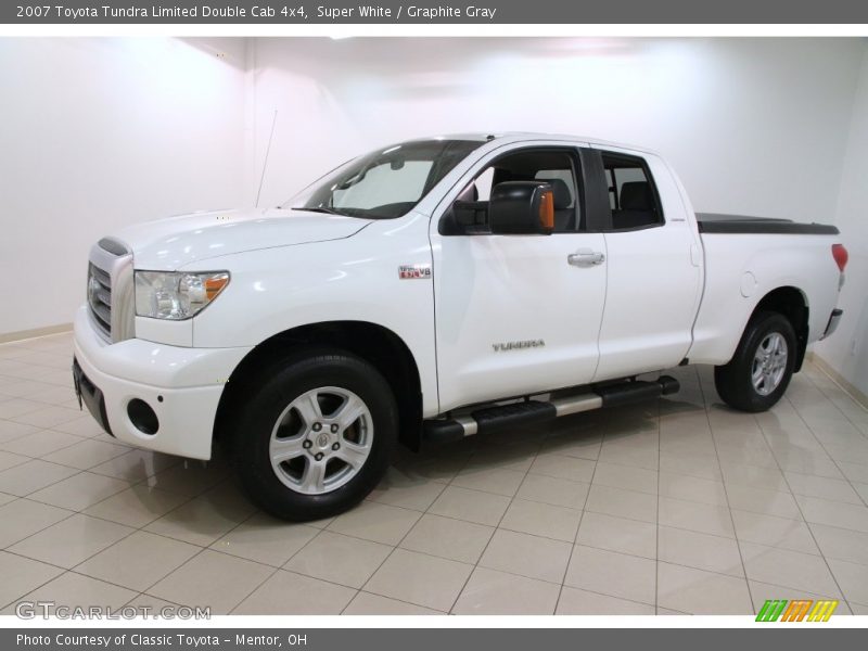 Super White / Graphite Gray 2007 Toyota Tundra Limited Double Cab 4x4