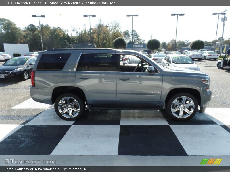 Slate Grey Metallic / Jet Black/Dark Ash 2016 Chevrolet Tahoe LT