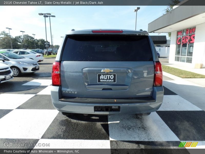 Slate Grey Metallic / Jet Black/Dark Ash 2016 Chevrolet Tahoe LT