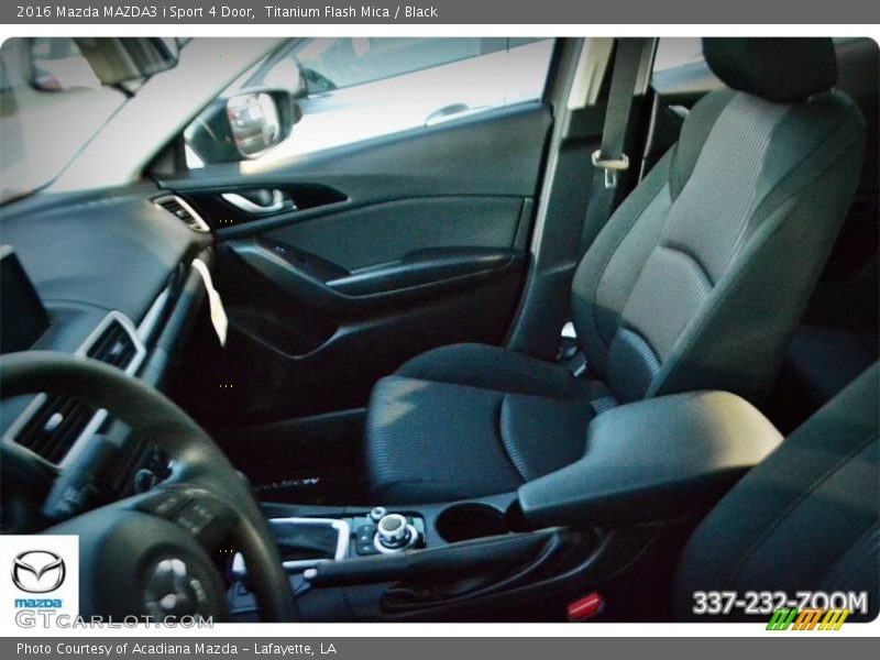 Titanium Flash Mica / Black 2016 Mazda MAZDA3 i Sport 4 Door