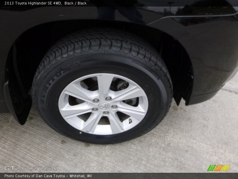 Black / Black 2013 Toyota Highlander SE 4WD