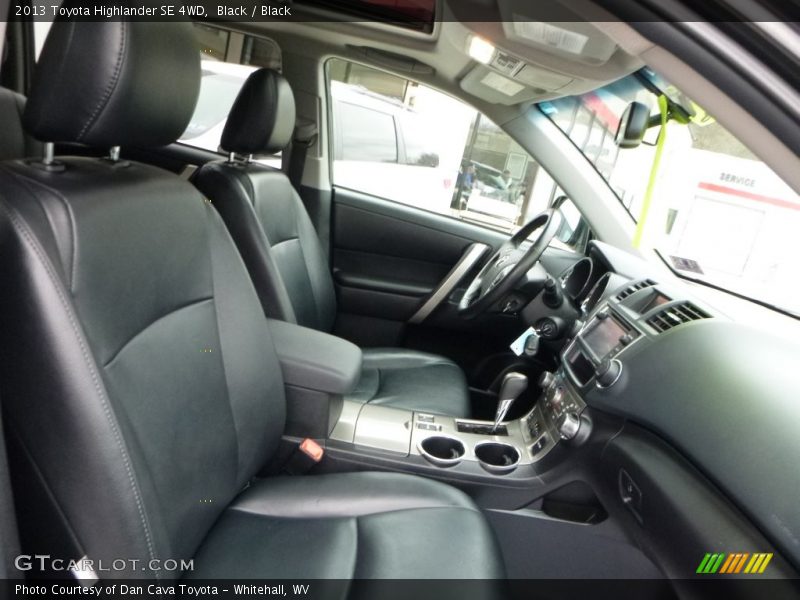Black / Black 2013 Toyota Highlander SE 4WD