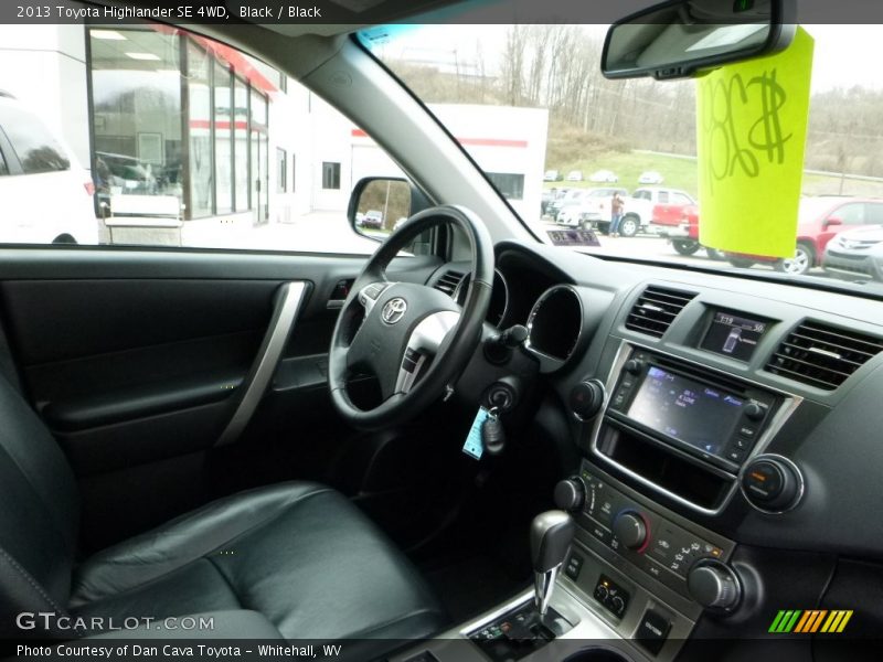 Black / Black 2013 Toyota Highlander SE 4WD