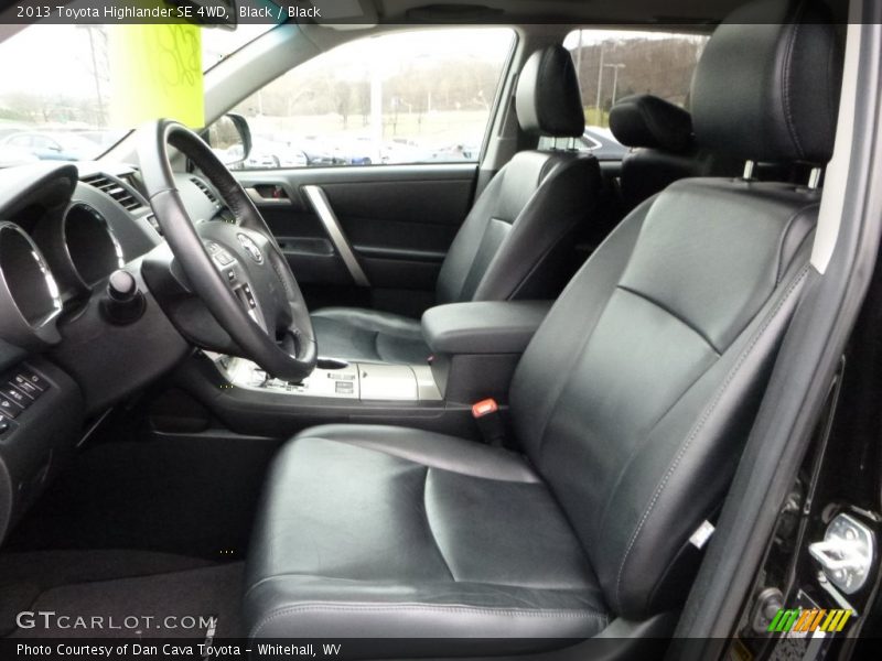 Black / Black 2013 Toyota Highlander SE 4WD