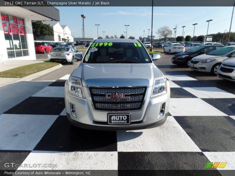 Champagne Silver Metallic / Jet Black 2013 GMC Terrain SLT