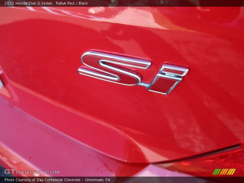 Rallye Red / Black 2012 Honda Civic Si Sedan
