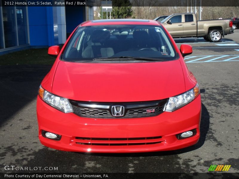 Rallye Red / Black 2012 Honda Civic Si Sedan