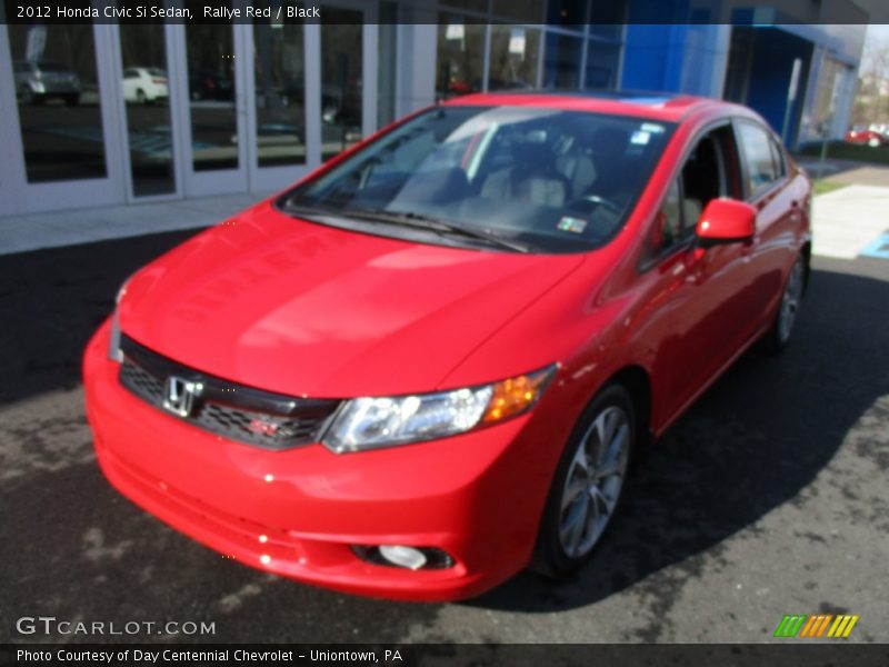 Rallye Red / Black 2012 Honda Civic Si Sedan