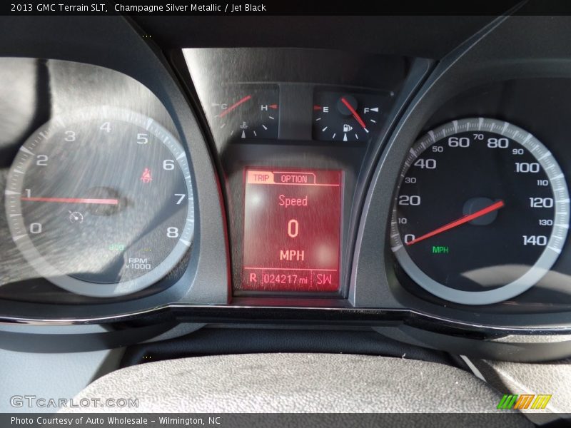 Champagne Silver Metallic / Jet Black 2013 GMC Terrain SLT