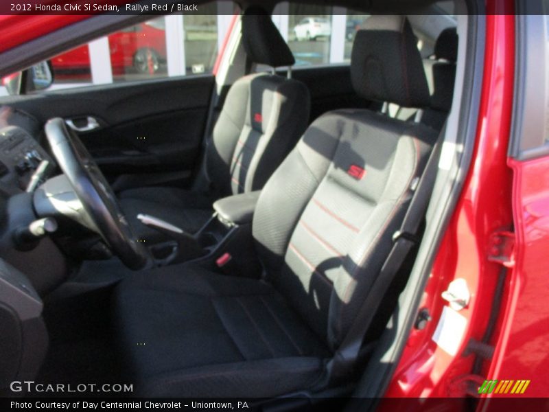 Rallye Red / Black 2012 Honda Civic Si Sedan