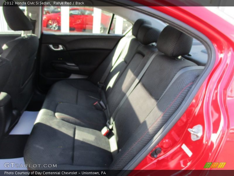 Rallye Red / Black 2012 Honda Civic Si Sedan