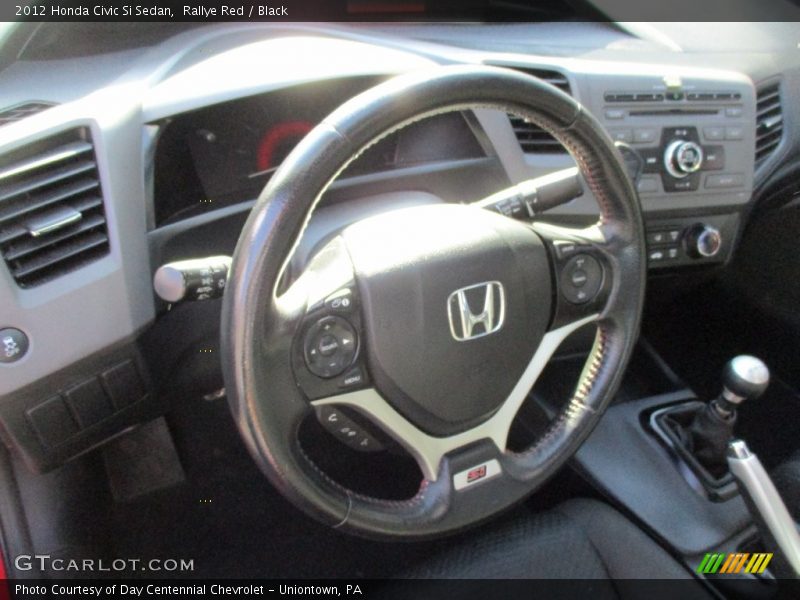 Rallye Red / Black 2012 Honda Civic Si Sedan