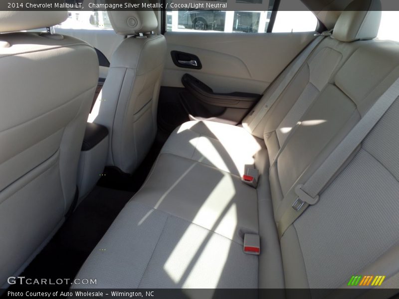 Champagne Silver Metallic / Cocoa/Light Neutral 2014 Chevrolet Malibu LT