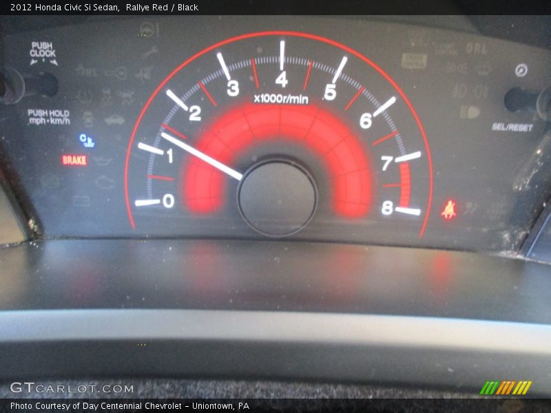 Rallye Red / Black 2012 Honda Civic Si Sedan