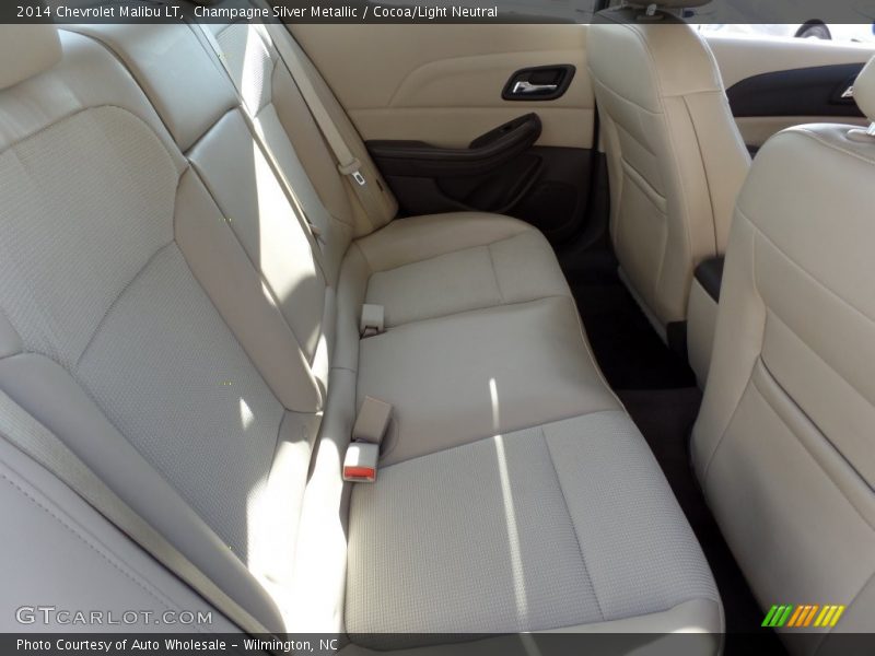 Champagne Silver Metallic / Cocoa/Light Neutral 2014 Chevrolet Malibu LT